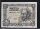 ESPAGNE 1 Pesetas "Série P" -