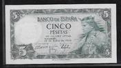 ESPAGNE 5 PESETAS "SANS SERIE" -