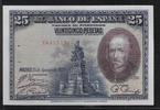 ESPAGNE 25 Pesetas "Série E" -