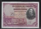 ESPAGNE 50 Pesetas "Série D" -