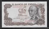 ESPAGNE 100 PESETAS "Série 9A REMPLACEMENT" -