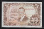 ESPAGNE 100 PESETAS "Série 1B" -