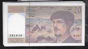 FRANCE 20 Francs "10 BILLETS: Alphabet X.047" -