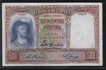 ESPAGNE 500 Pesetas "Série L" -