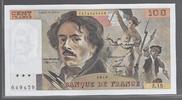 FRANCE "DELACROIX(modifié) moyen filigrane Alphabet Z.15" 100 FRANCS 1979 Presque SPL
