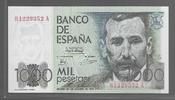 ESPAGNE 1000 Pesetas "Série R/A" -