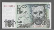 ESPAGNE 1000 Pesetas "Série R/A" -