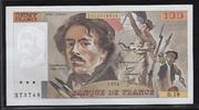 100 Francs 1978 FRANCE  Alphabet B.19 moyen filigrane   SPL/NEUF