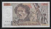 FRANCE 100 Francs Delacroix. Alphabet D.161 . -