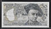 FRANCE 50 Francs Qentin de la Tour. Alphabet C.28 . -