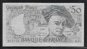 FRANCE 50 Francs Qentin de la Tour. Alphabet (Q.31). Faux pour servir, Fälschung -