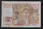 FRANCE 100 Francs JEUNE PAYSAN.Junge Bauer. Alphabet: V.126 . -