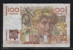 FRANCE 100 Francs JEUNE PAYSAN:Junge Bauer. Alphabet X.95 . -