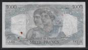 FRANCE 1000 Francs "Minerve et Hercule. Alphabet J.421" -
