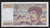 20 Francs 1980 FRANCE DEBUSSY.  Alphabet:   A.001 . Fast NEU/I-