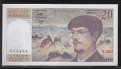 FRANCE 20 Francs 1980 " Alphabet V.001" SPL/ NEUF