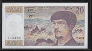 FRANCE. 20 Francs. DEBUSSY: Alphabet: V.001 . -