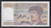FRANCE. 20 Francs. Debussy. Alphabet: Z.027 . -