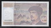 FRANCE 20 Francs "Debussy Alphabet A.059" -