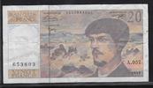 FRANCE 20 Francs "Debussy Alphabet A.057" -