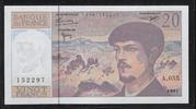 FRANCE 20 Francs "Debussy Alphabet A.055" -