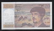 FRANCE 20 Francs "Debussy Alphabet K.054" -