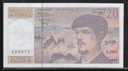 FRANCE 20 Francs "Debussy Alphabet A.060" -