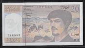 FRANCE 20 Francs "Debussy Alphabet L.060" -