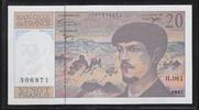 FRANCE 20 Francs "Alphabet H.061" -