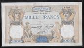 FRANCE 1000 Francs CÉRÈS et MERCURE. Modifié, geändert. * Kleine Nummer, petit numéro* K.2969 . -
