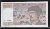 FRANCE 20 Francs "Debussy Alphabet T.062" -