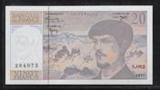 FRANCE 20 Francs "Debussy Alphabet S.062" -