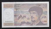 FRANCE 20 Francs "Debussy Alphabet L.062" -