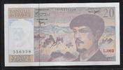 FRANCE 20 Francs "Debussy Alphabet L.062" -