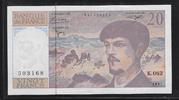 FRANCE 20 Francs "Debussy Alphabet K.062" -
