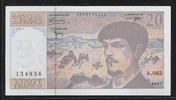 FRANCE 20 Francs "Debussy Alphabet A.062" -