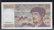 FRANCE 20 Francs "Debussy Alphabet F.001" -