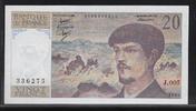 FRANCE 20 Francs "Debussy Alphabet J.005" -