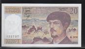 FRANCE 20 Francs "Debussy Alphabet K.006" -
