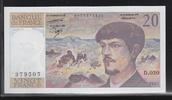 FRANCE 20 Francs "Debussy Alphabet D.020" -