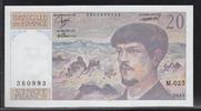 FRANCE 20 Francs "Debussy Alphabet M.025" -