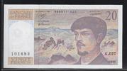 FRANCE 20 Francs "Debussy Alphabet K.027" -
