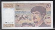FRANCE 20 Francs "Debussy Alphabet Y.028" -