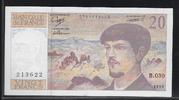 FRANCE 20 Francs "Debussy Alphabet B.030" -