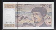 FRANCE 20 Francs "Debussy Alphabet J.035" -