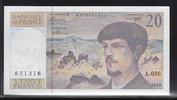 FRANCE 20 Francs "Debussy Alphabet A.036" -
