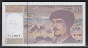 FRANCE 20 Francs "Debussy Alphabet V.056" -