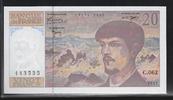FRANCE 20 Francs "Debussy Alphabet C.062)" -