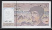 FRANCE 20 Francs "Debussy Alphabet E.064" -