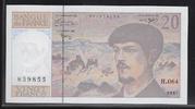 FRANCE 20 Francs "Debussy Alphabet H.064" -